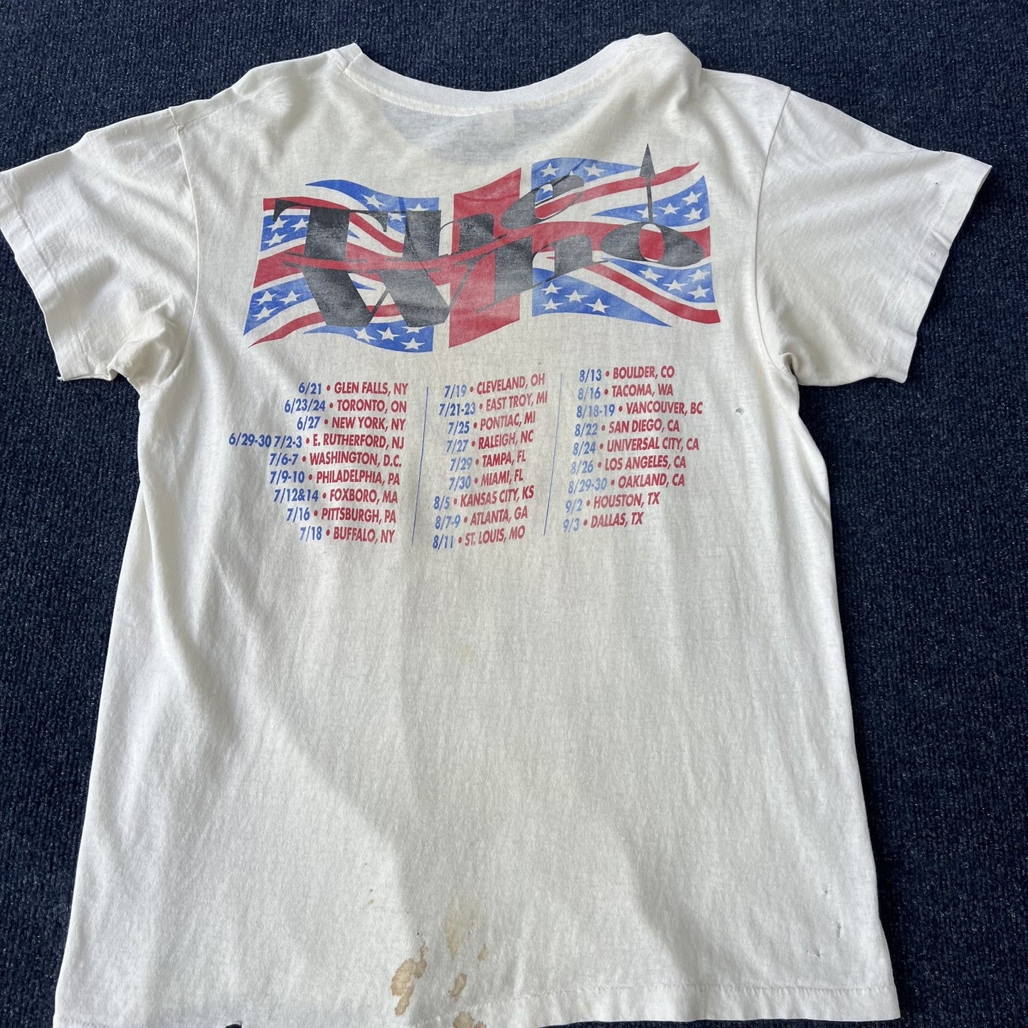 Vintage 1989 The Who Kids Are Alright Tour Tee
