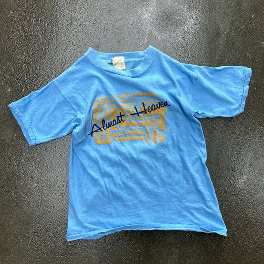 Vintage Almost Heaven West Virginia Tee