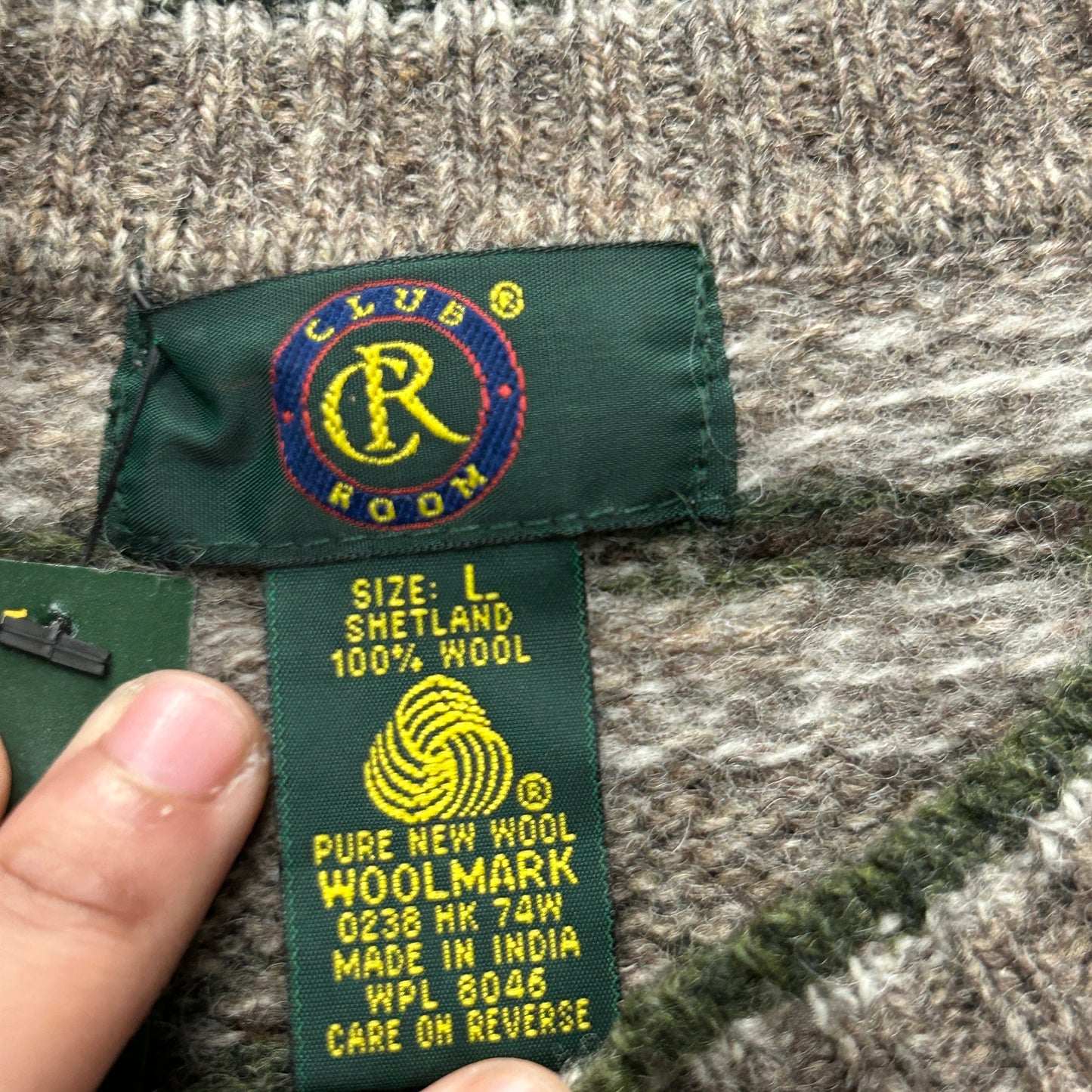 Vintage Club Room Wool Sweater