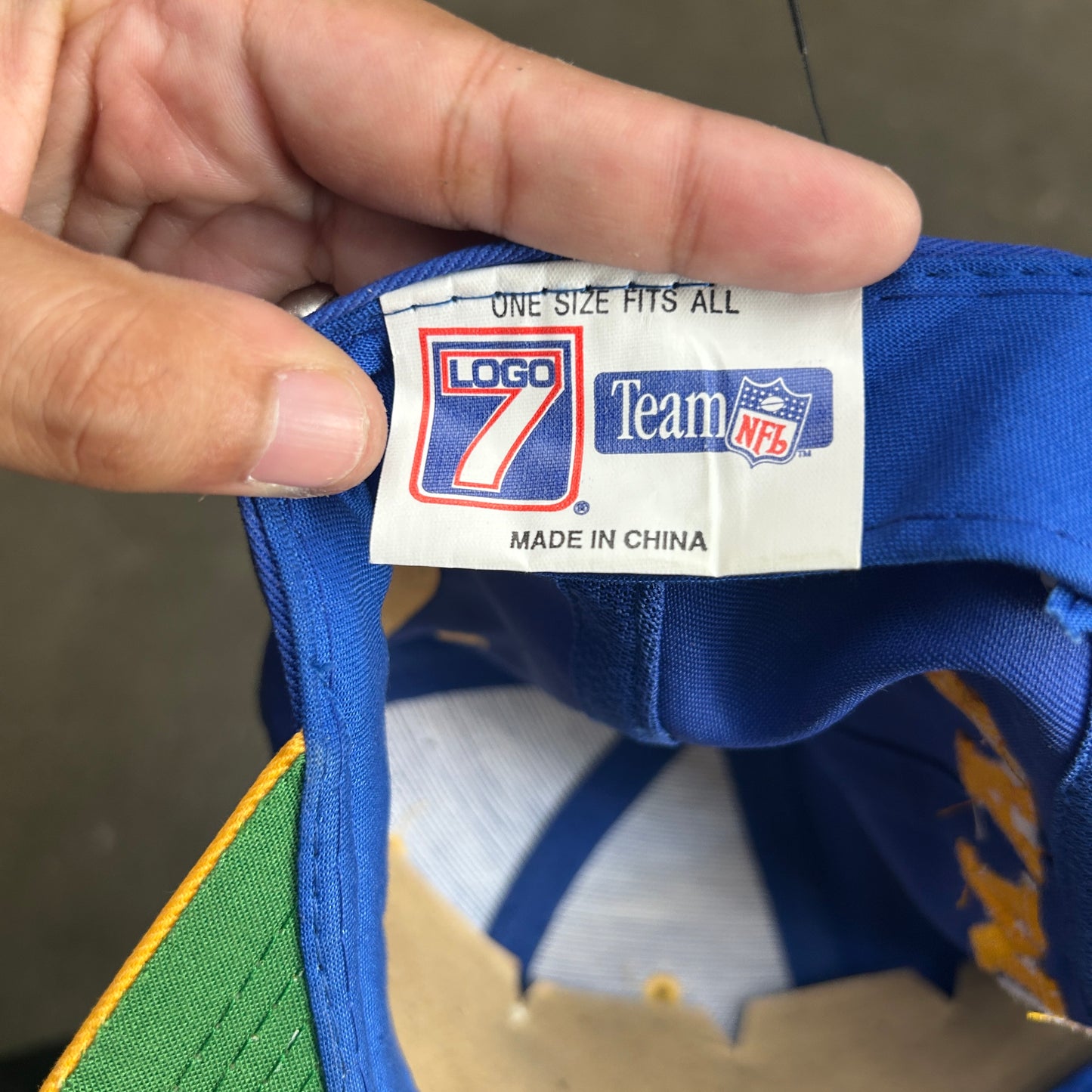 Vintage St Louis Rams Logo 7 Hat