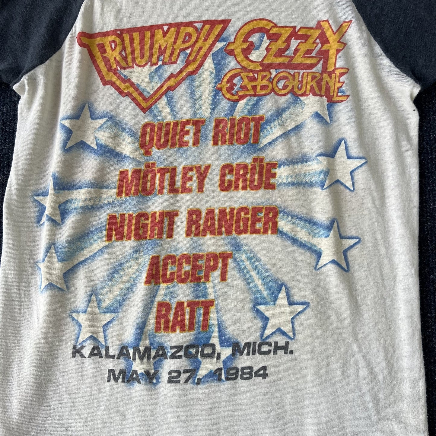 Vintage 1984 American Rock Festival Tour Tee