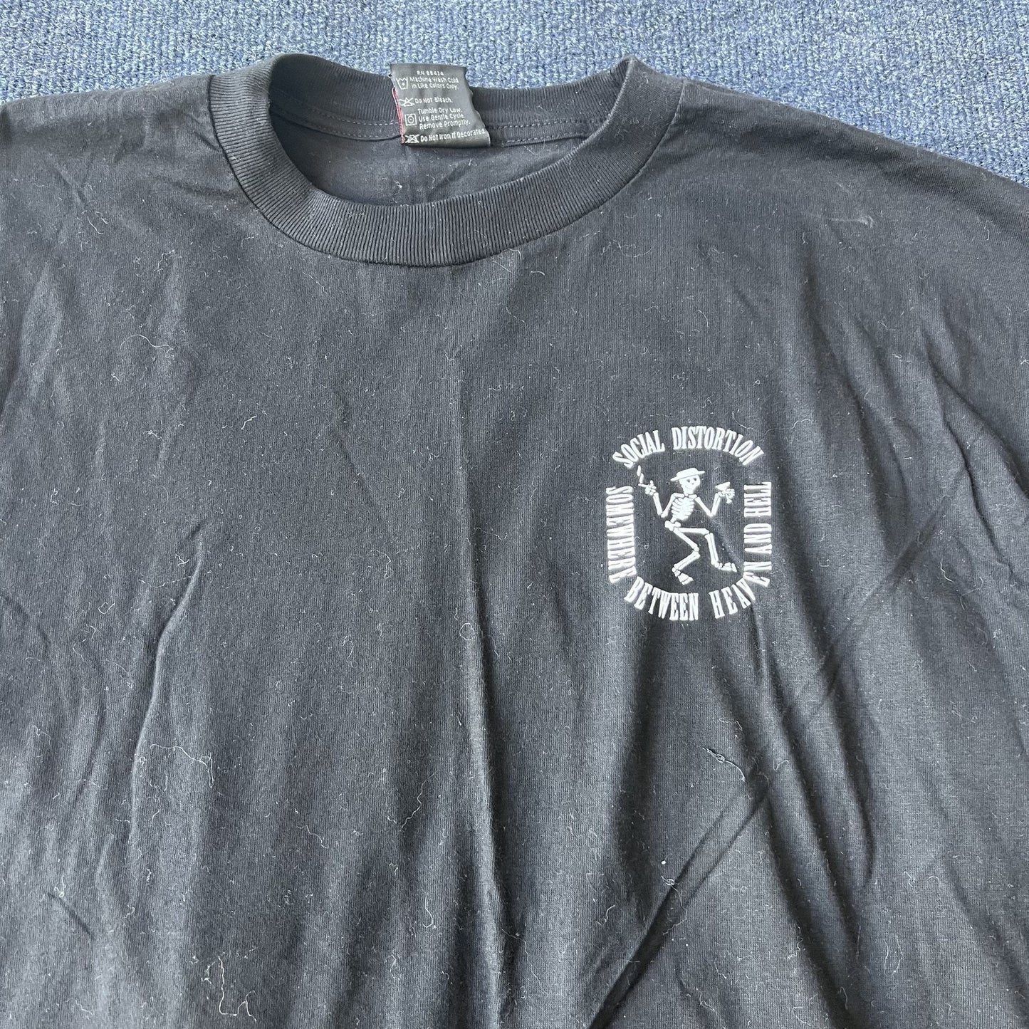 Vintage Social Distortion Somewhere Between Heaven Hell Band Tee
