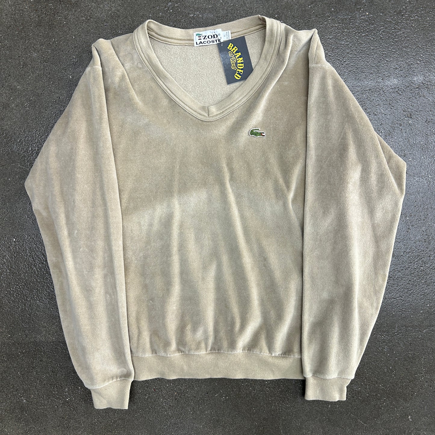 Vintage IZOD Lacoste Velour Sweater