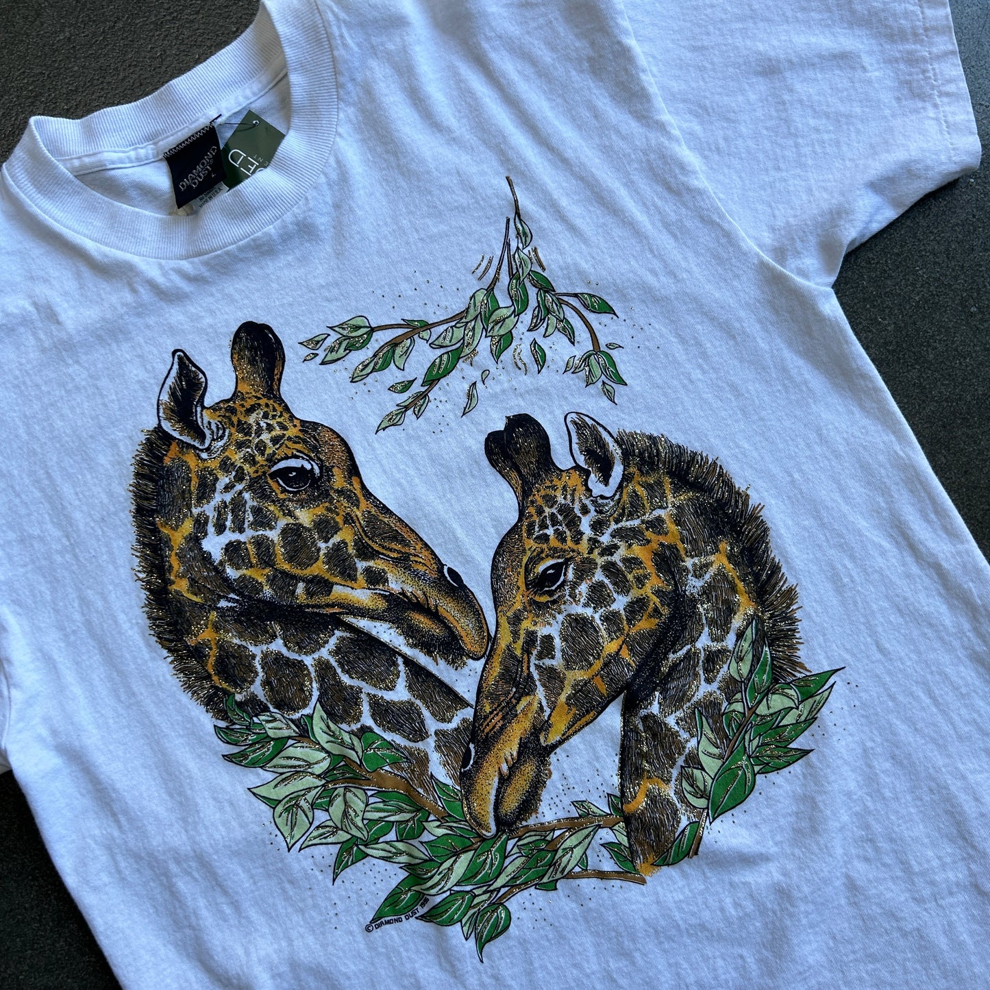 Vintage Diamond Dust Giraffe Tshirt