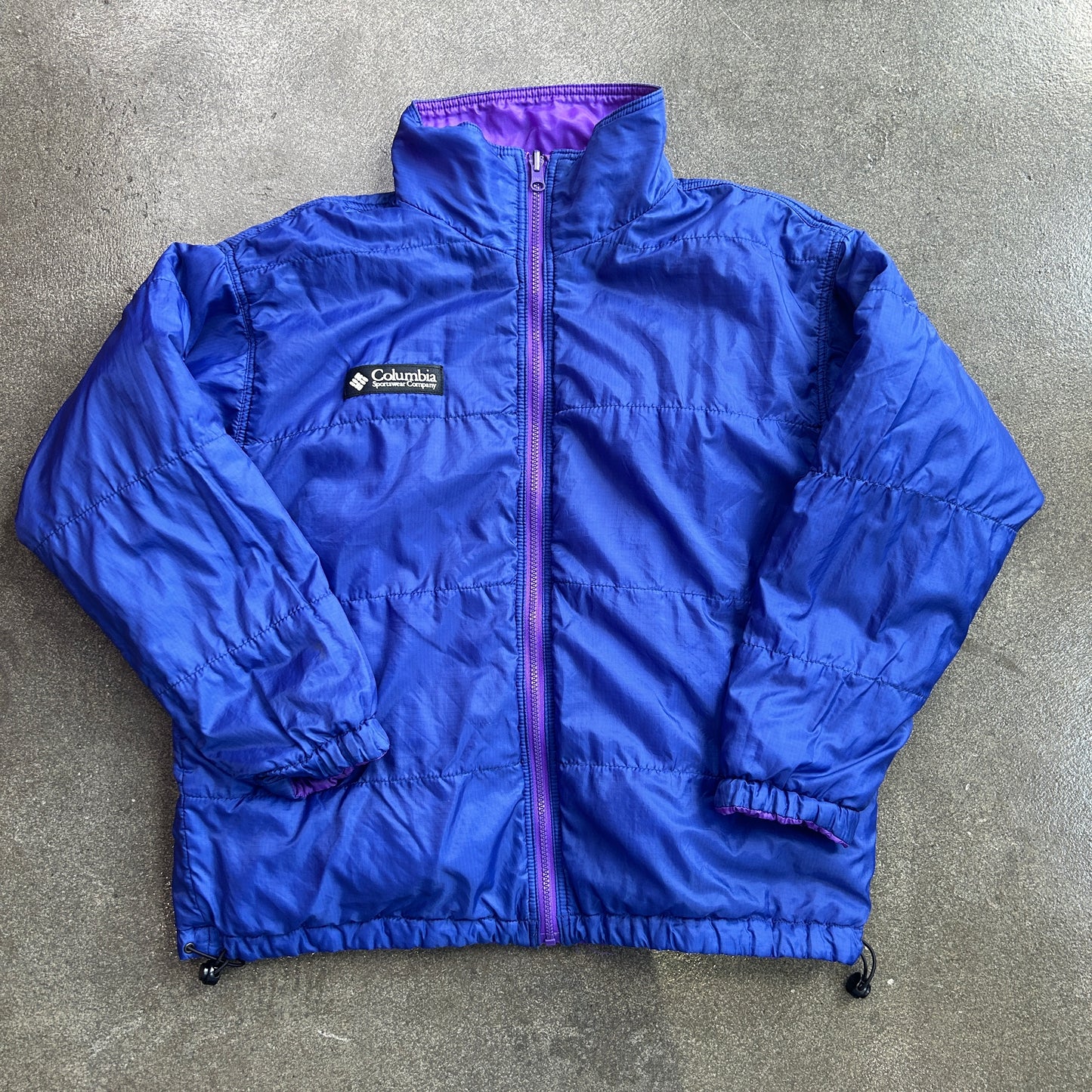 Vintage Reversible Columbia Zip Up Jacket