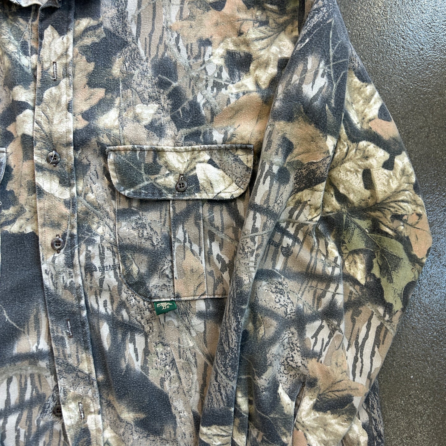 Vintage Mossy Oak Camo Flannel