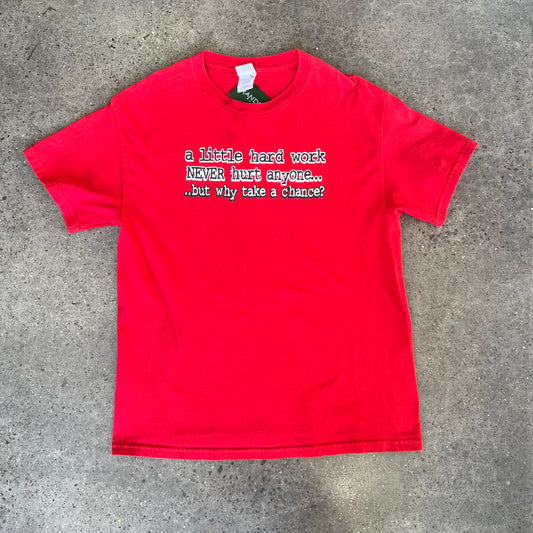 Vintage A Little Hard Work Comedy Tee