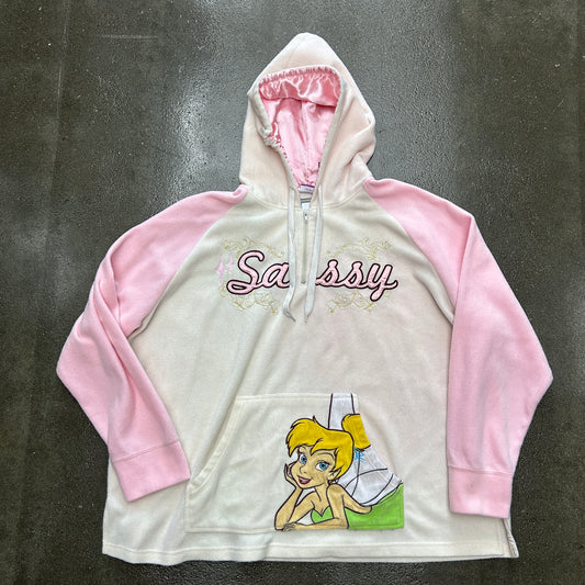Vintage Sassy Tinkerbell Fleece Hoodie