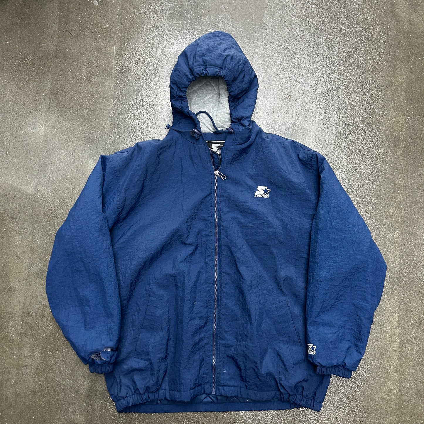 Vintage Starter Full Zip Hooded Windbreaker