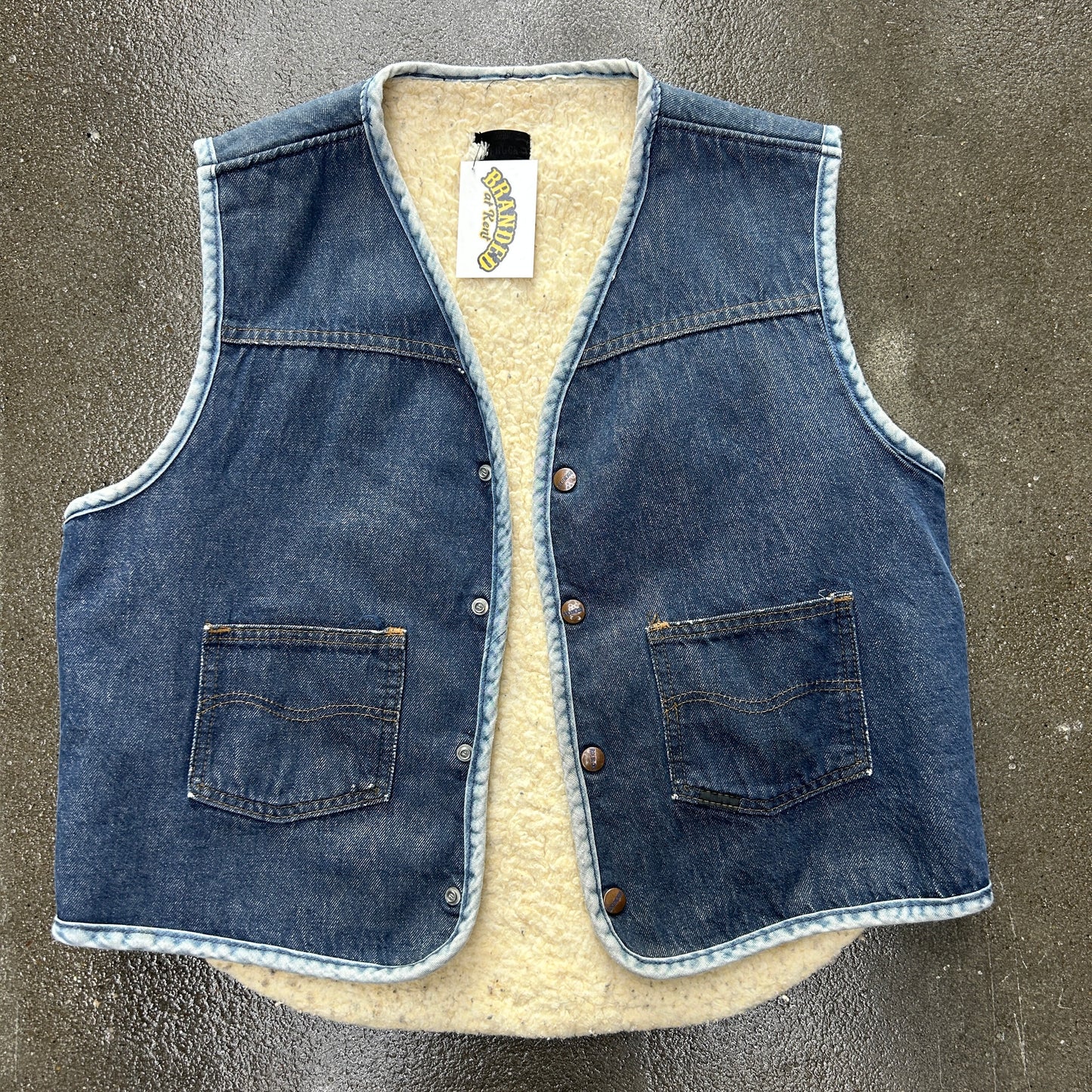 Vintage Roebuck Denim Vest