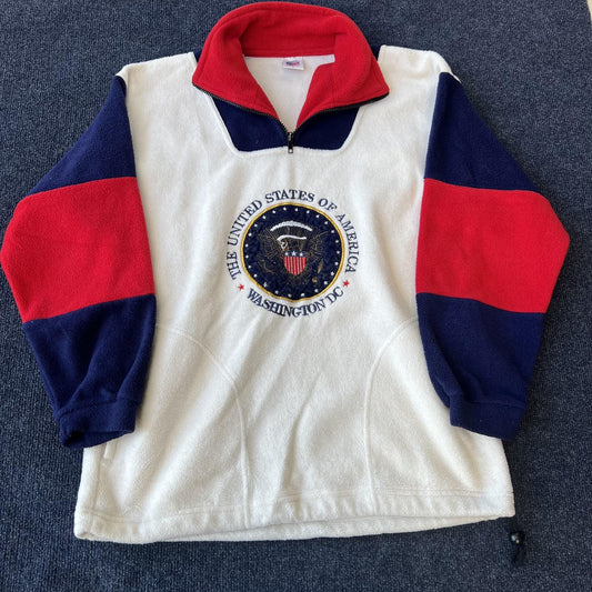 Vintage 90s Washington DC Fleece Pullover