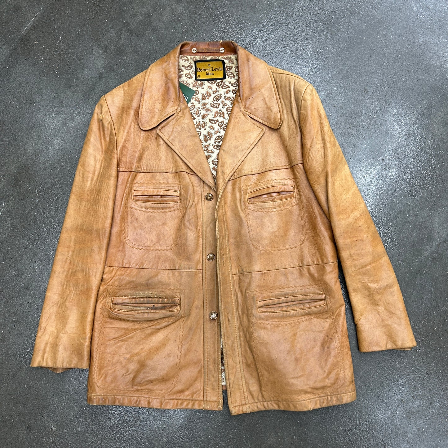 Vintage Robert Lewis Leather Jacket