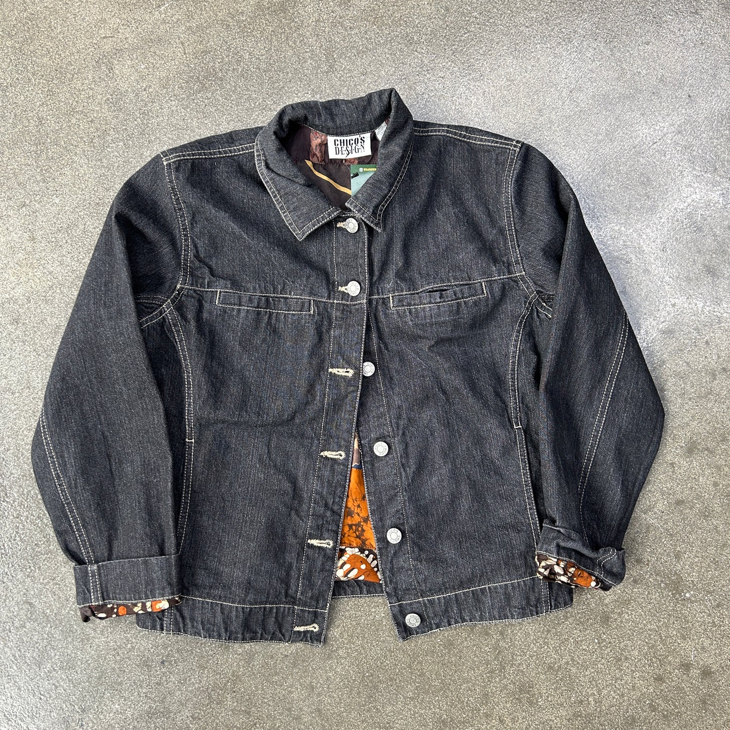 Vintage Chico’s Design Lined Denim Jacket