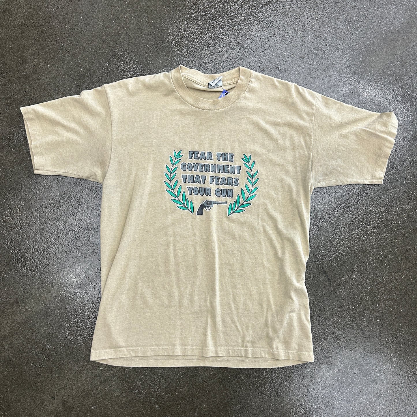 Vintage Fear The Government Gun Tee