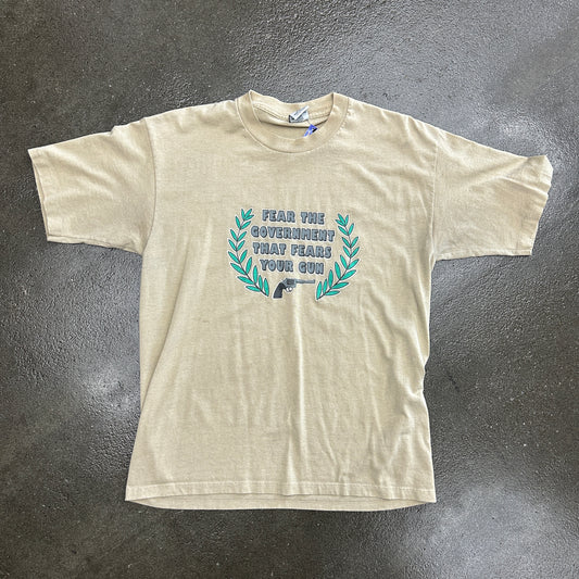 Vintage Fear The Government Gun Tee