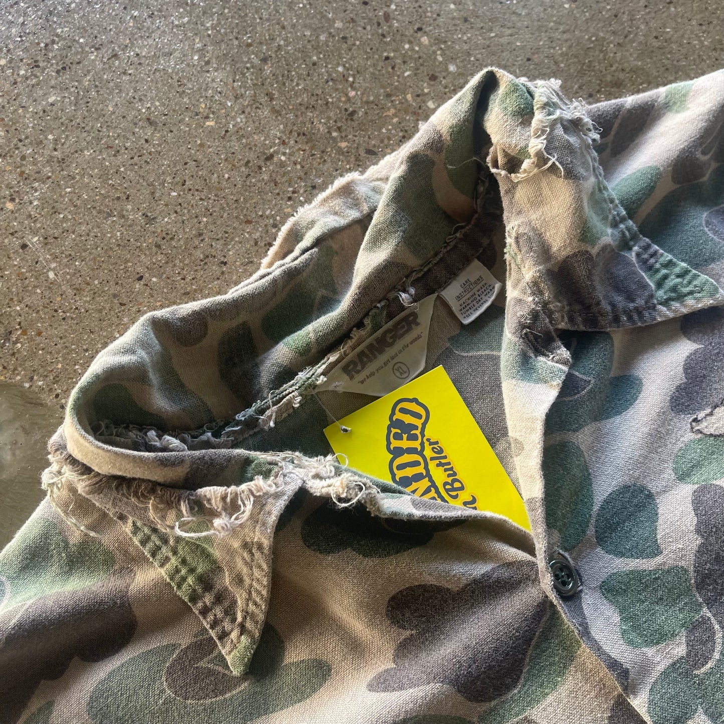 Vintage Ranger Camo Button Up