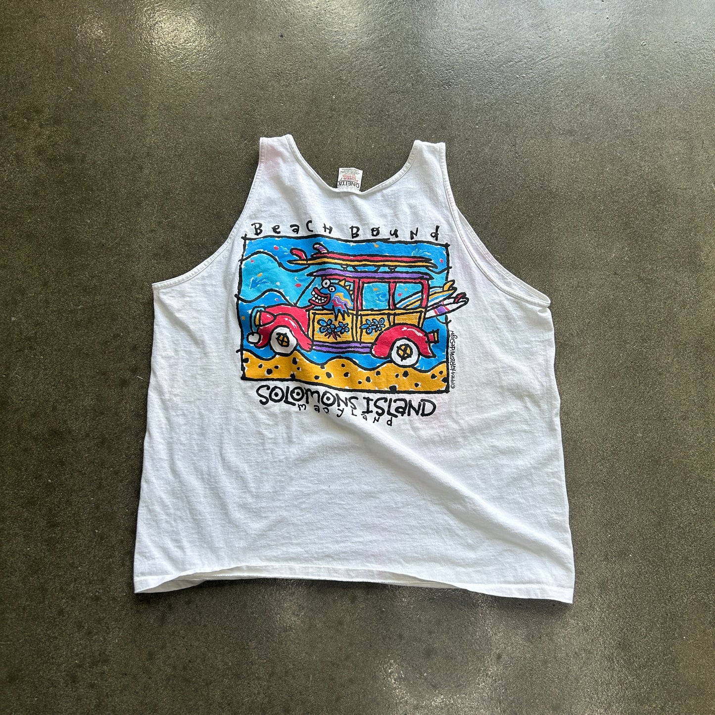 Vintage 1996 Solomon Island Maryland Tank Top