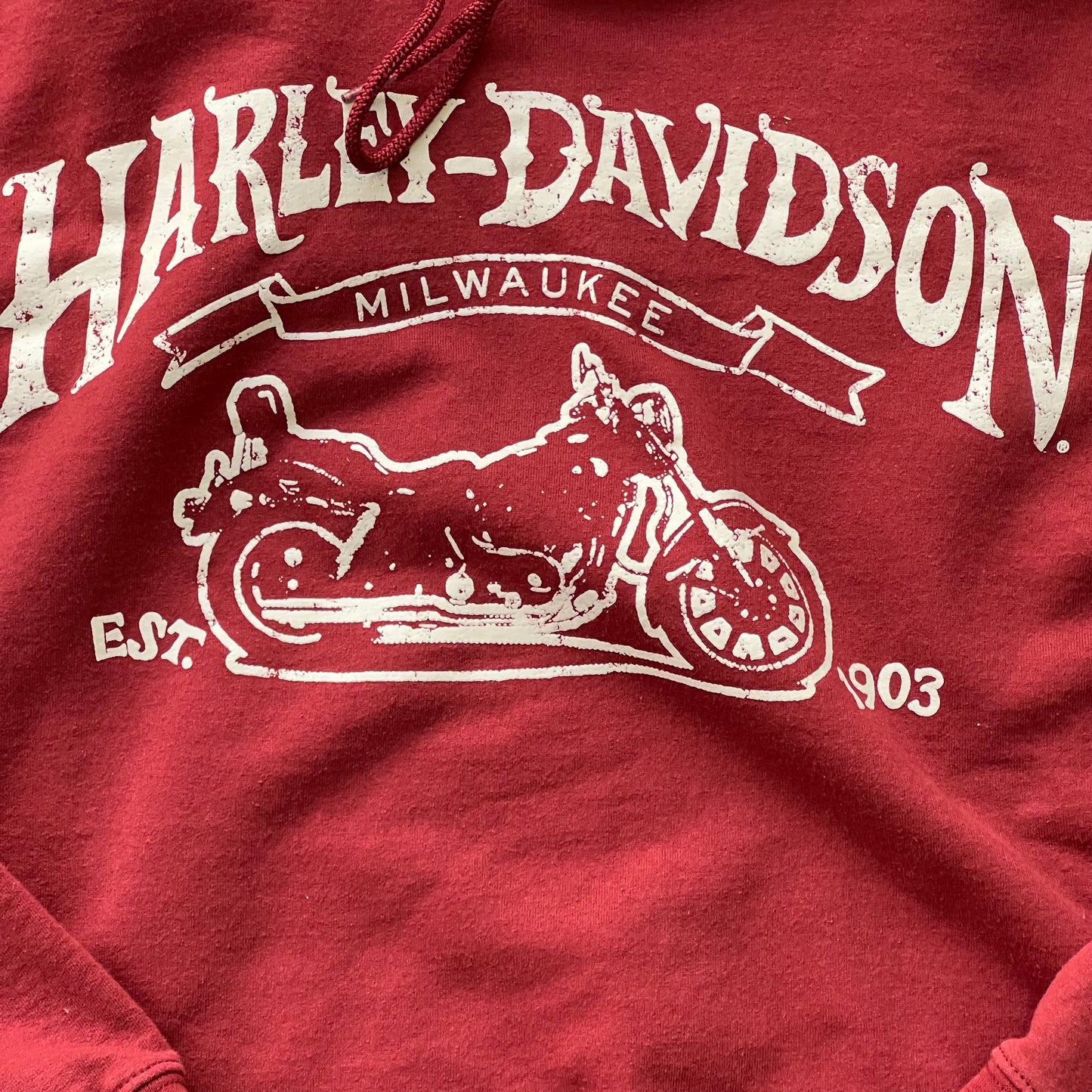 Vintage Harley Davidson Milwaukee Hoodie