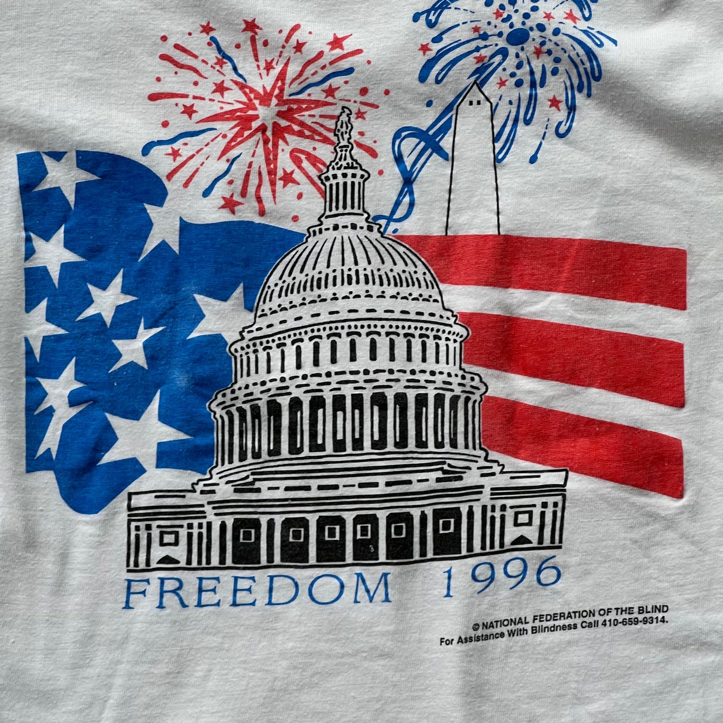 Vintage 1996 Freedom USA Tee