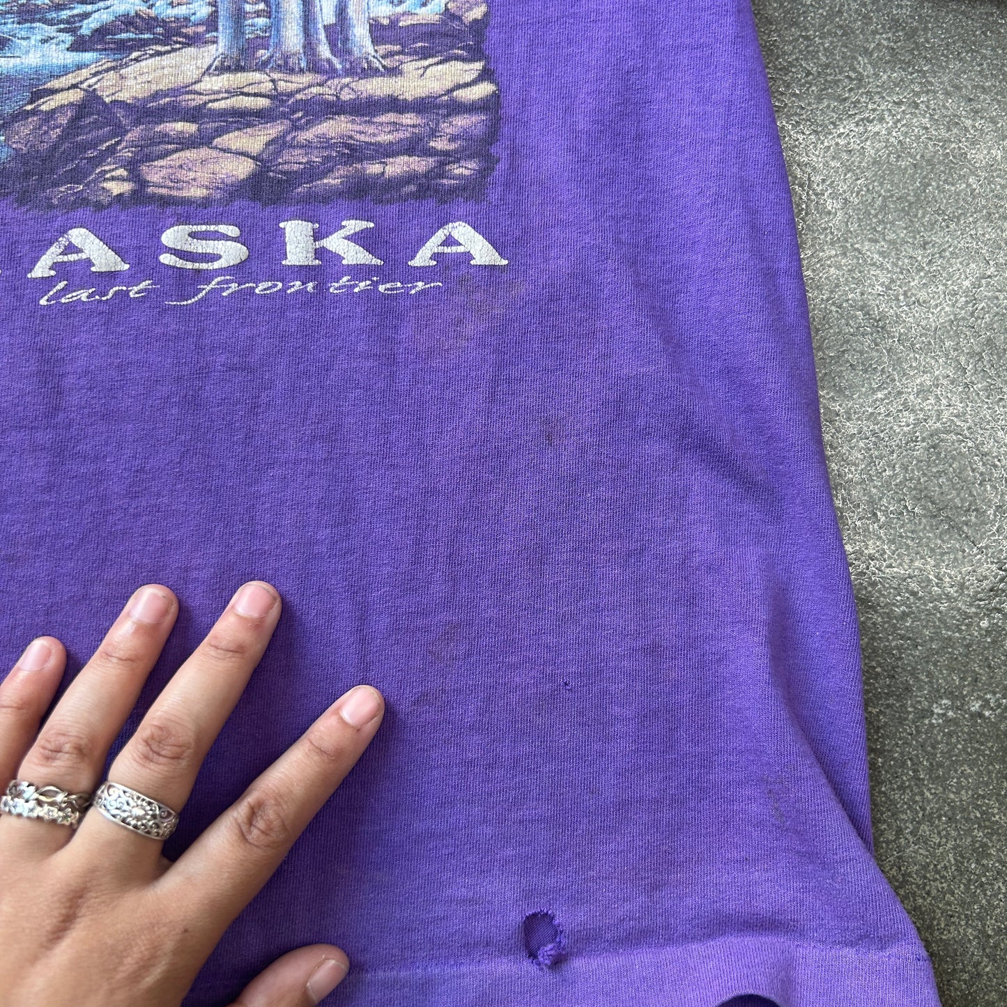 Vintage Prairie Mountain Alaska Baby Tee