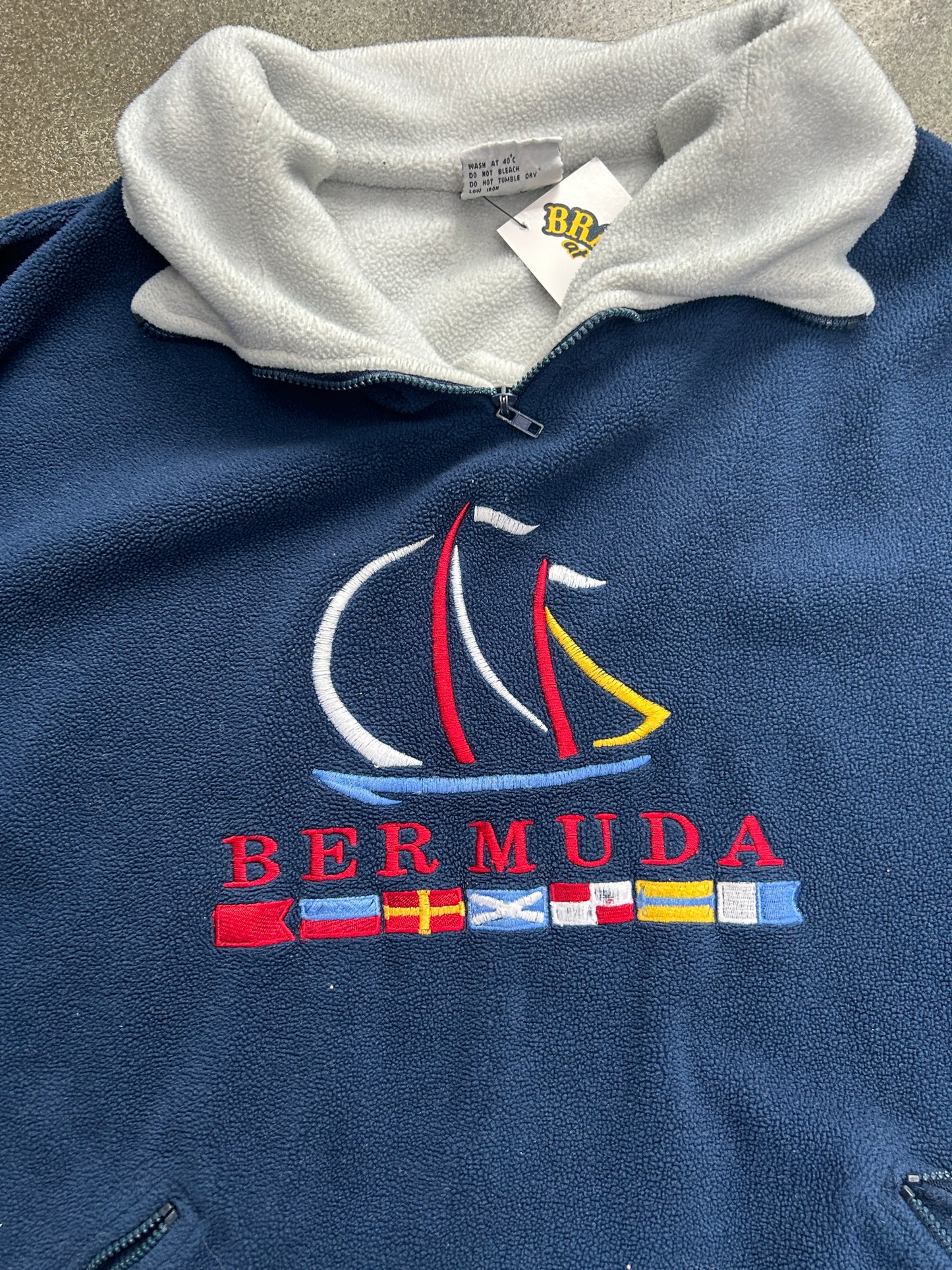 Vintage Bermuda Fleece Quarter Zip