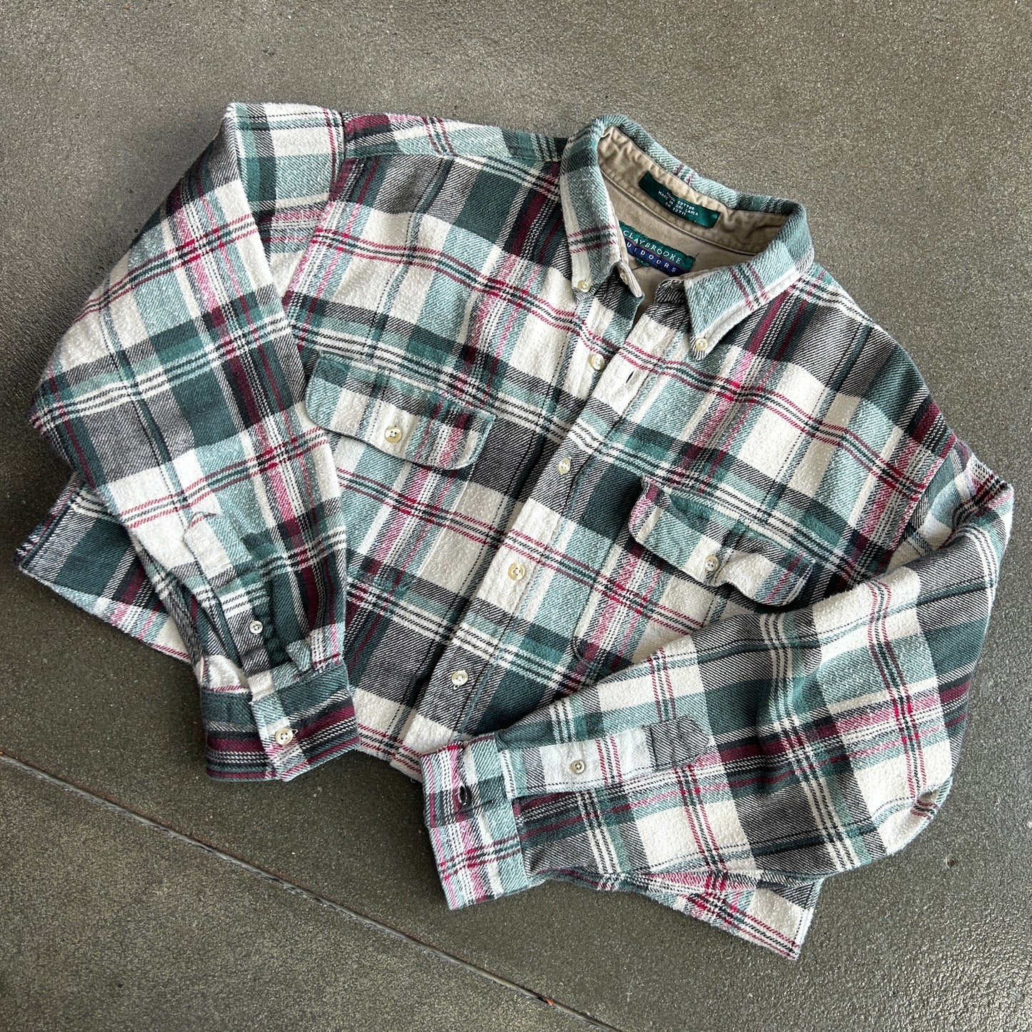 Vintage Plaid Claybrooke Outdoors Flannel