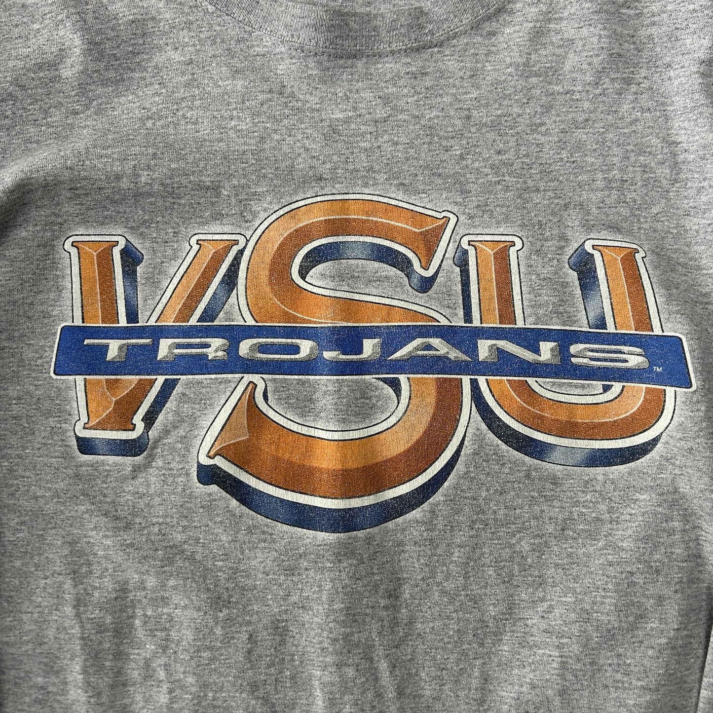 Vintage VSU Virginia State University Trojans Long Sleeve