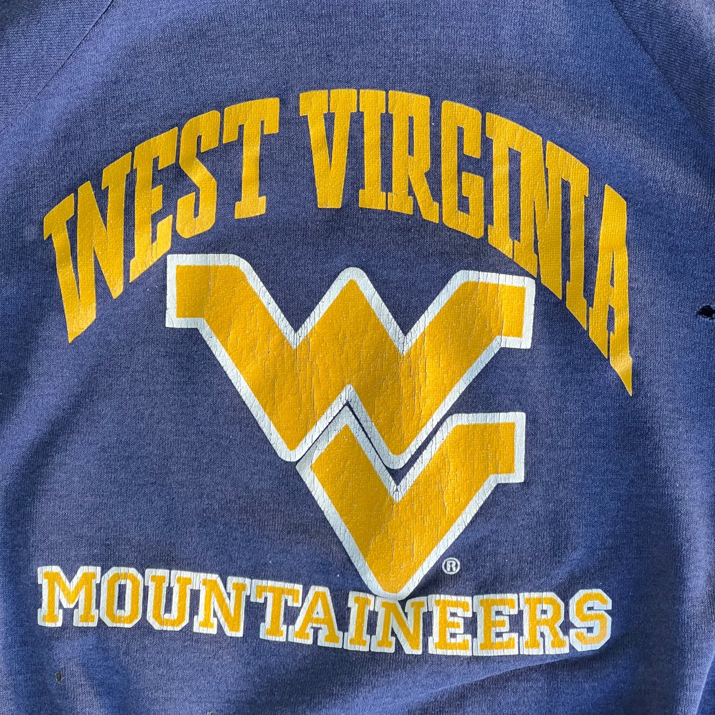 Vintage West Virginia Mountainers Crewneck