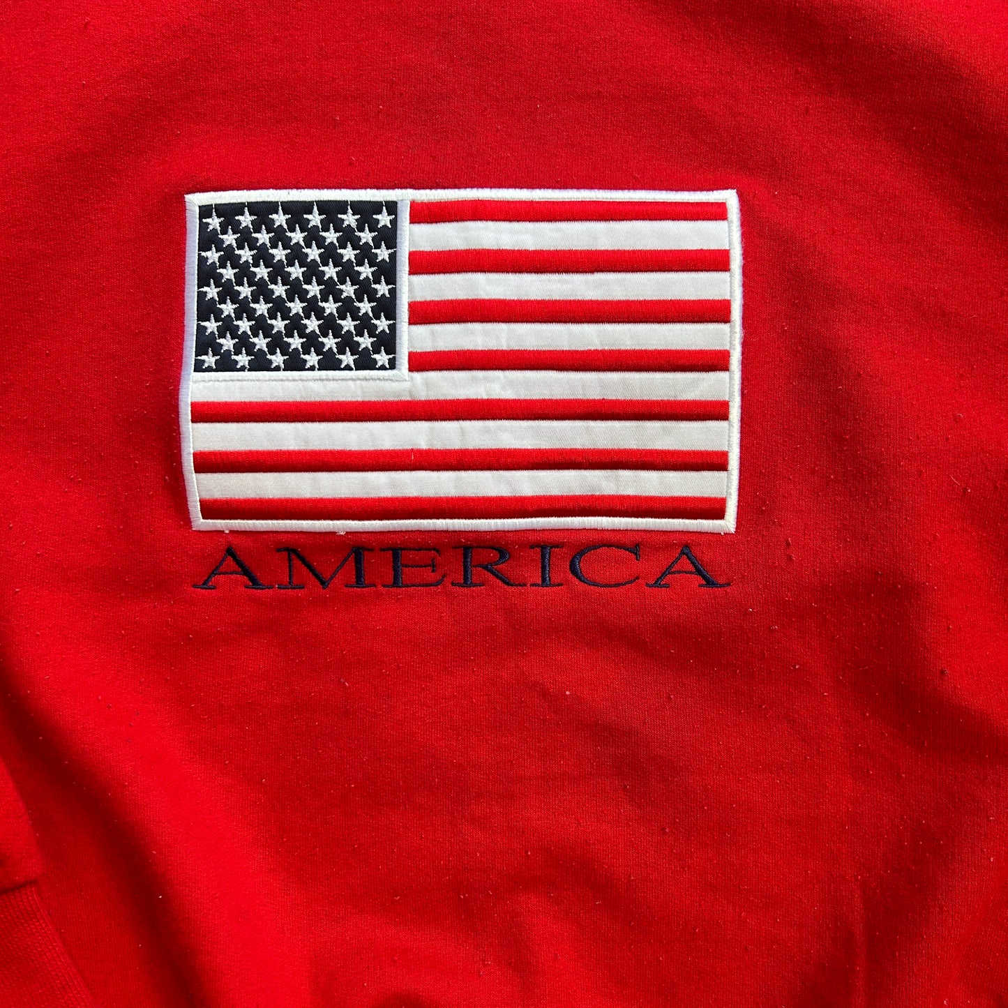 Vintage Sport American Flag Crewneck