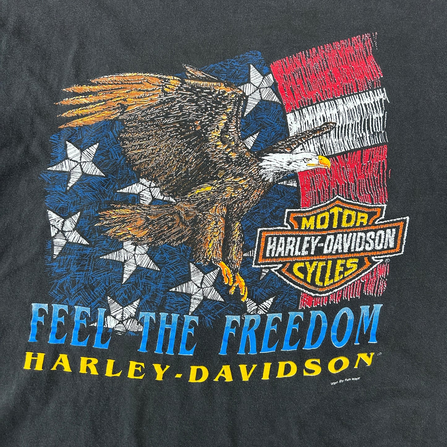 Vintage Harley Davidson Feel The Freedom Tee