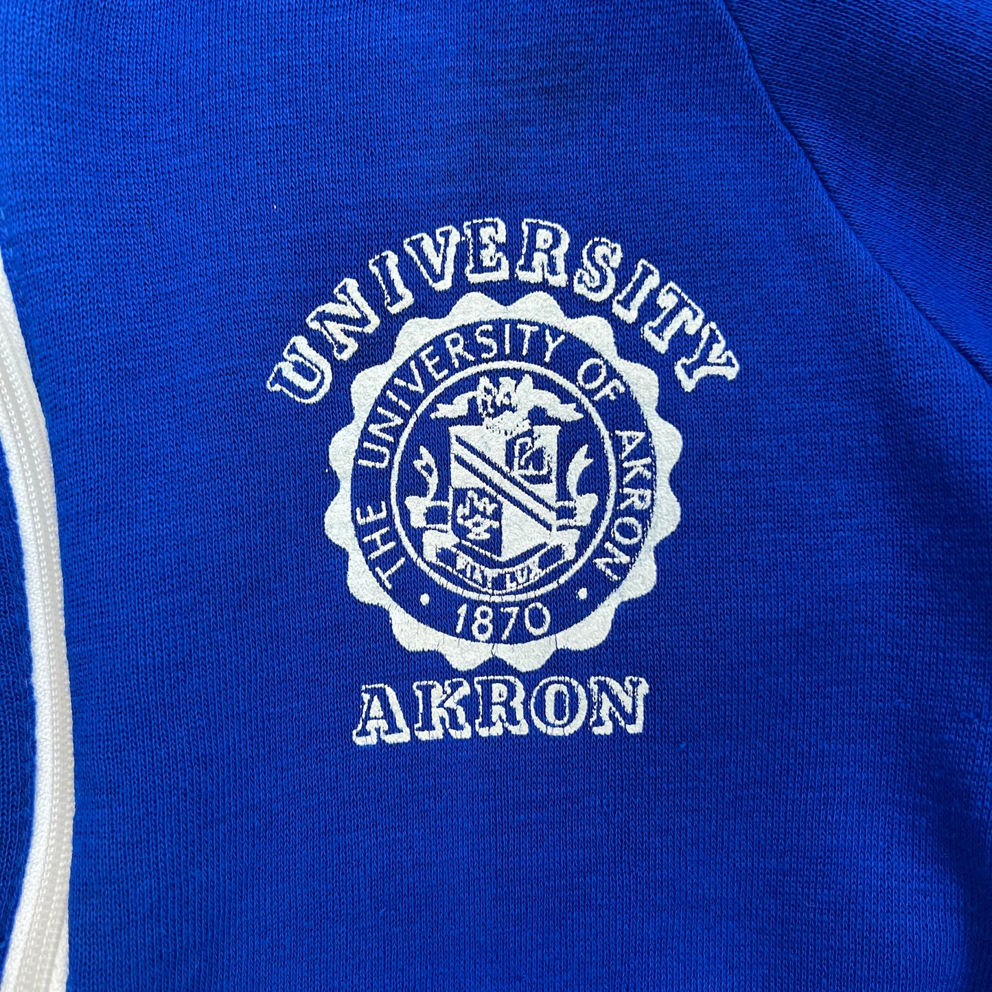 Vintage University of Akron Zip Up