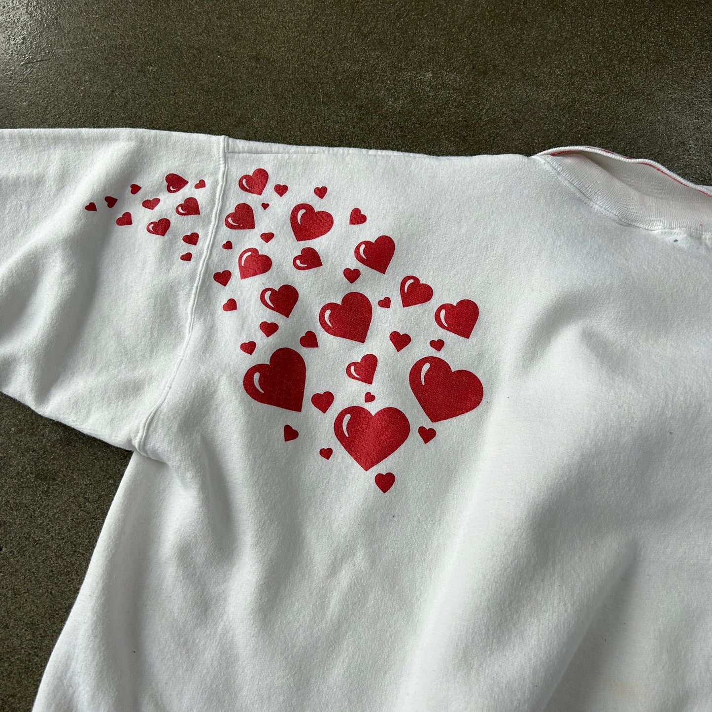 Vintage Heart Collared Crewneck