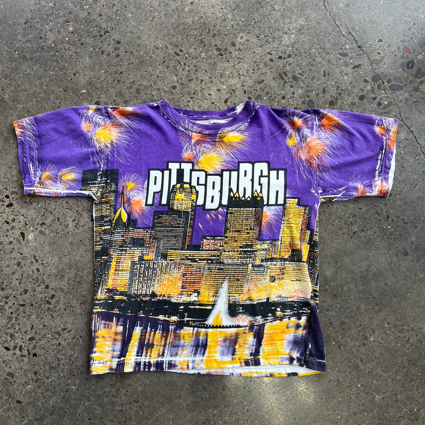 Vintage AOP Pittsburgh Tee