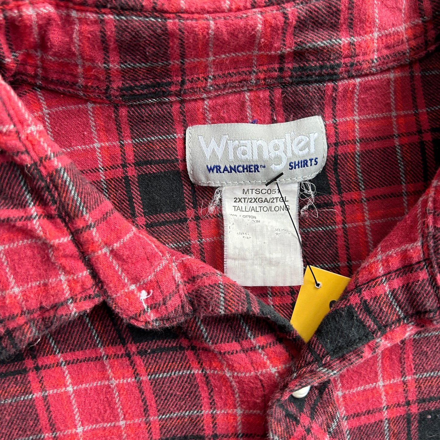 Vintage Wrangler Pearl Snap Flannel