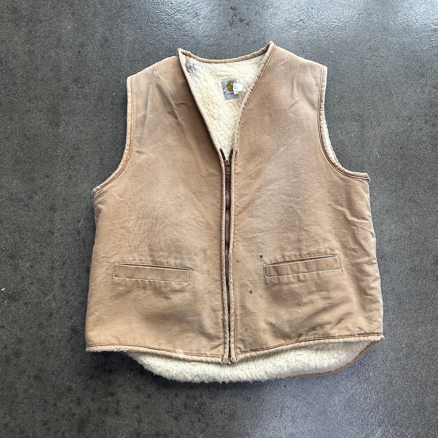 Vintage Carhartt Sherpa Lined Vest