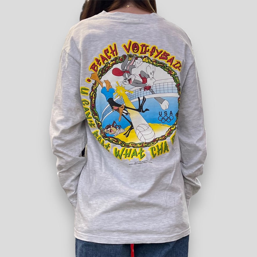 Vinatge Looney Tunes Beach Volleyball Tee