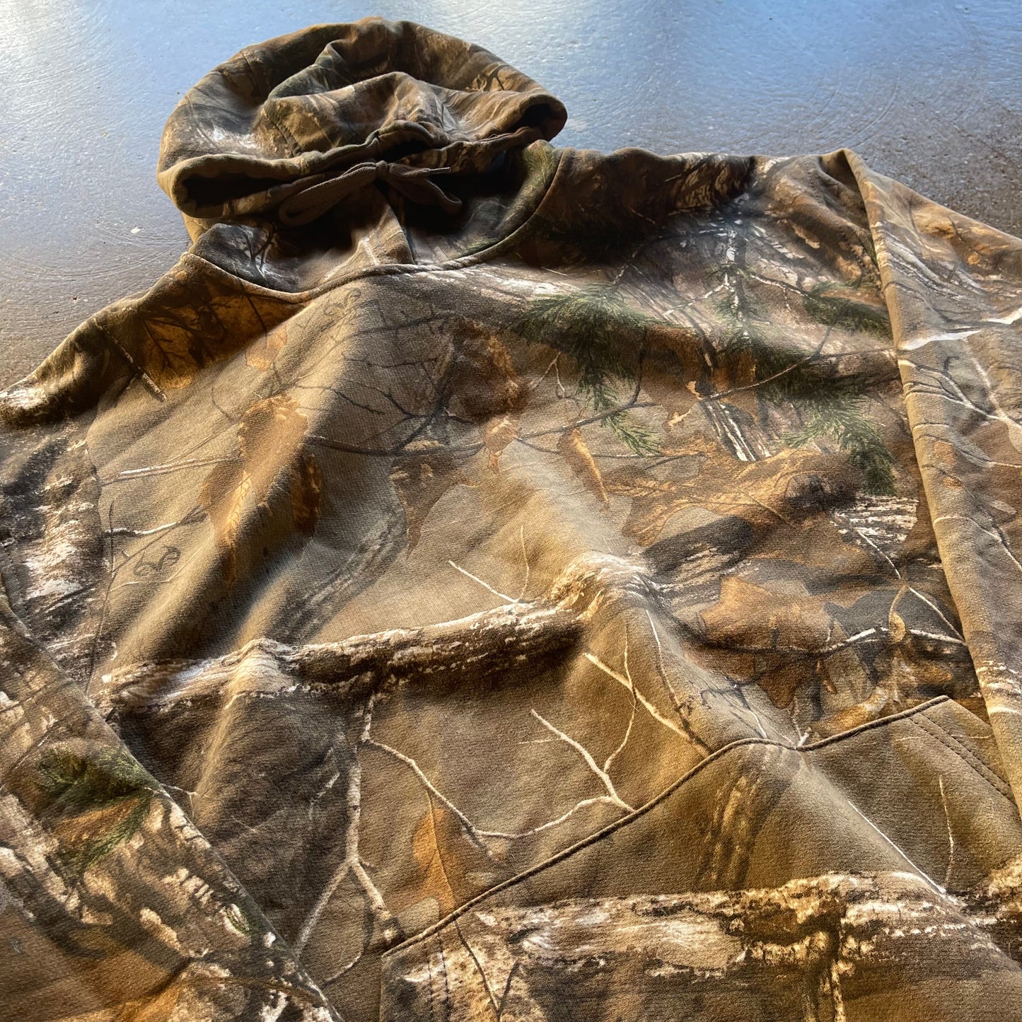 Vintage Bone Collector Camo Hoodie