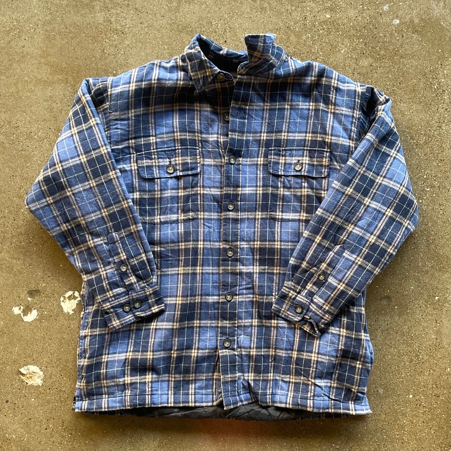 Vintage St Johns Bay Quilted Flannel