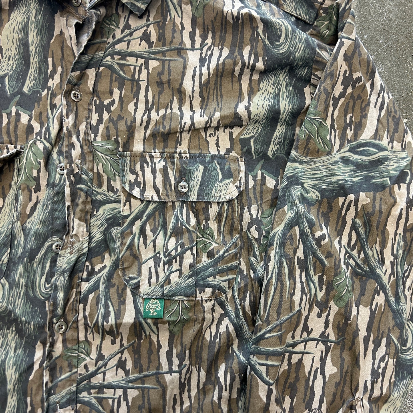 Vintage Mossy Oak Camo Flannel