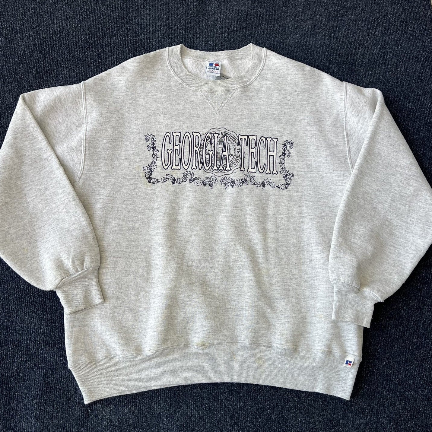 Vintage 90s Georgia Tech Russell Athletic Crewneck