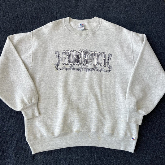 Vintage 90s Georgia Tech Russell Athletic Crewneck