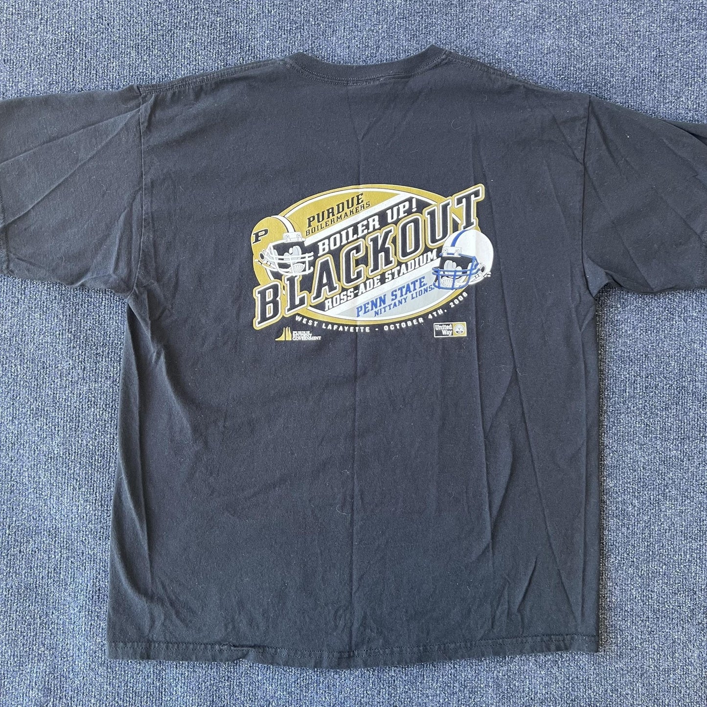 Y2K Purdue Boilermakers Tee