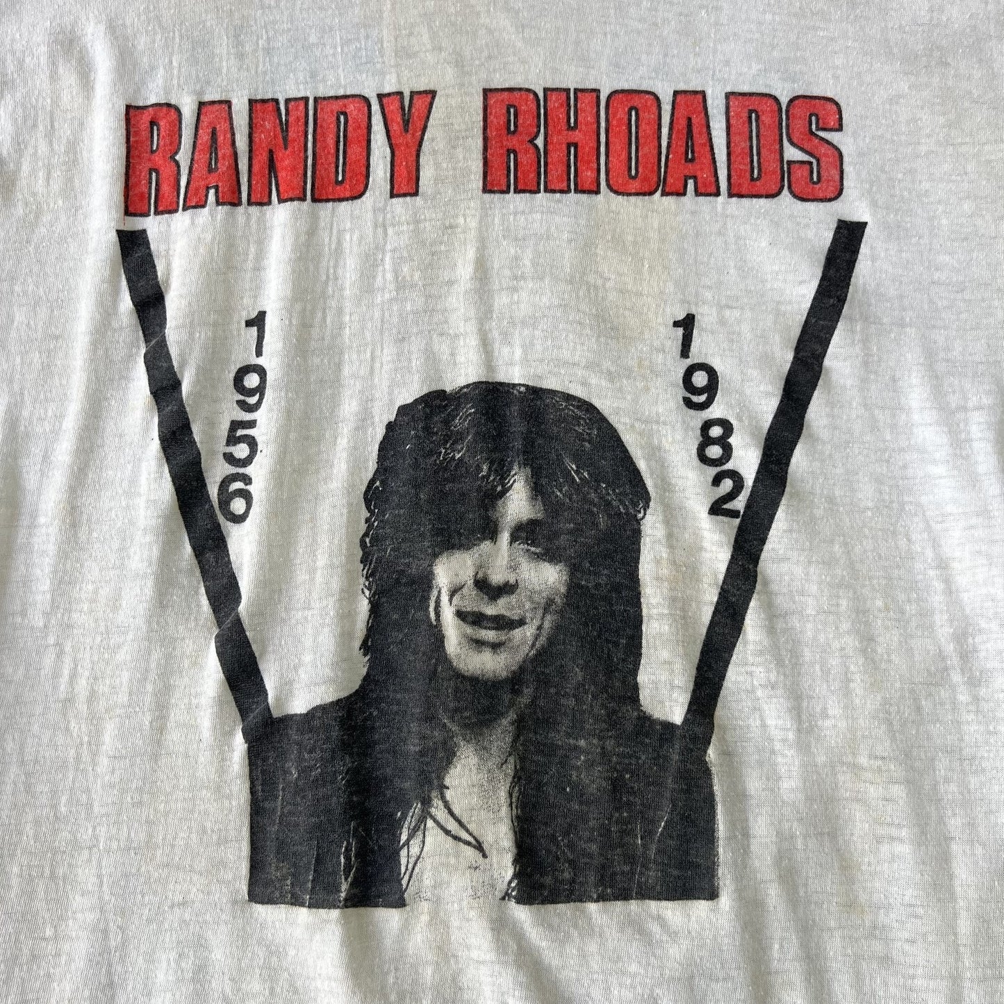 Vintage 80s Randy Rhoads Memorial Tee
