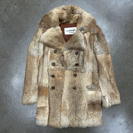 Vintage LL Berger Rabbit Fur Coat