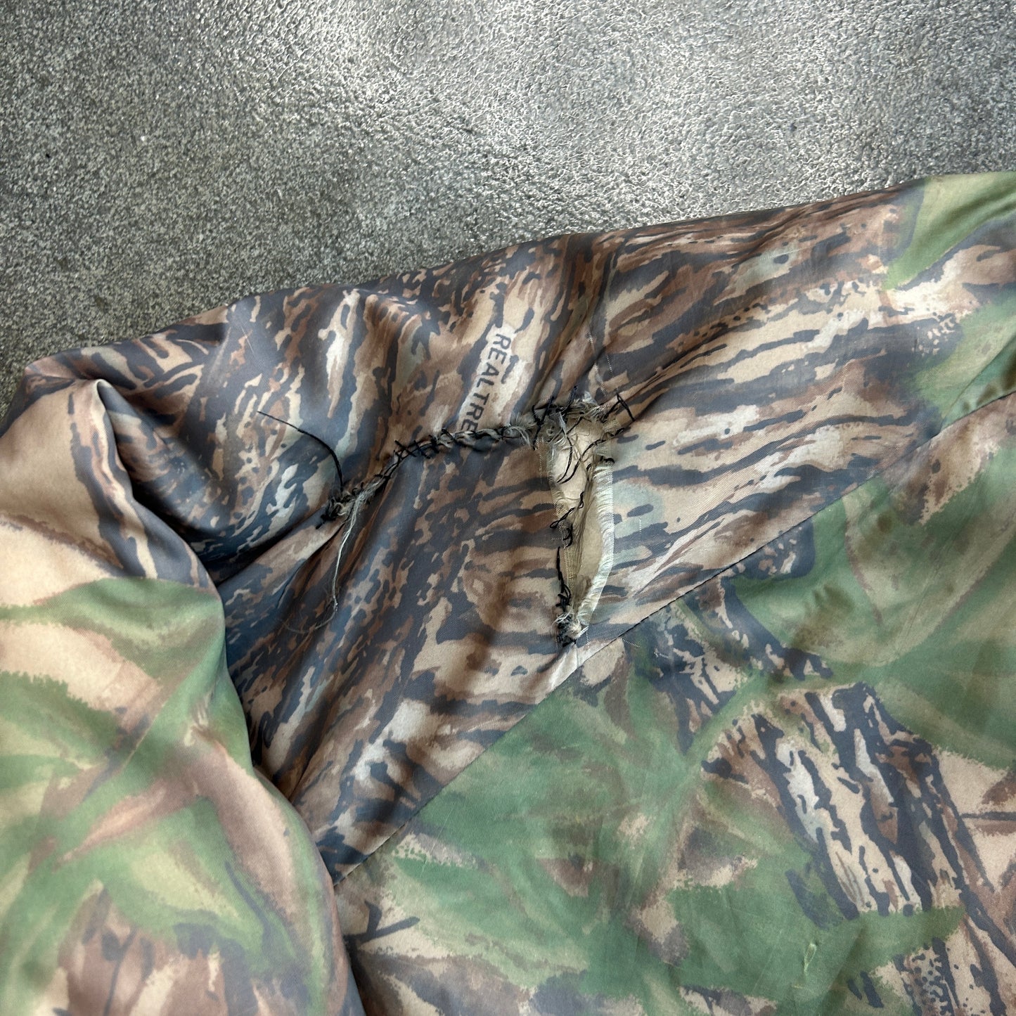 Vintage Camo Bomber Jacket