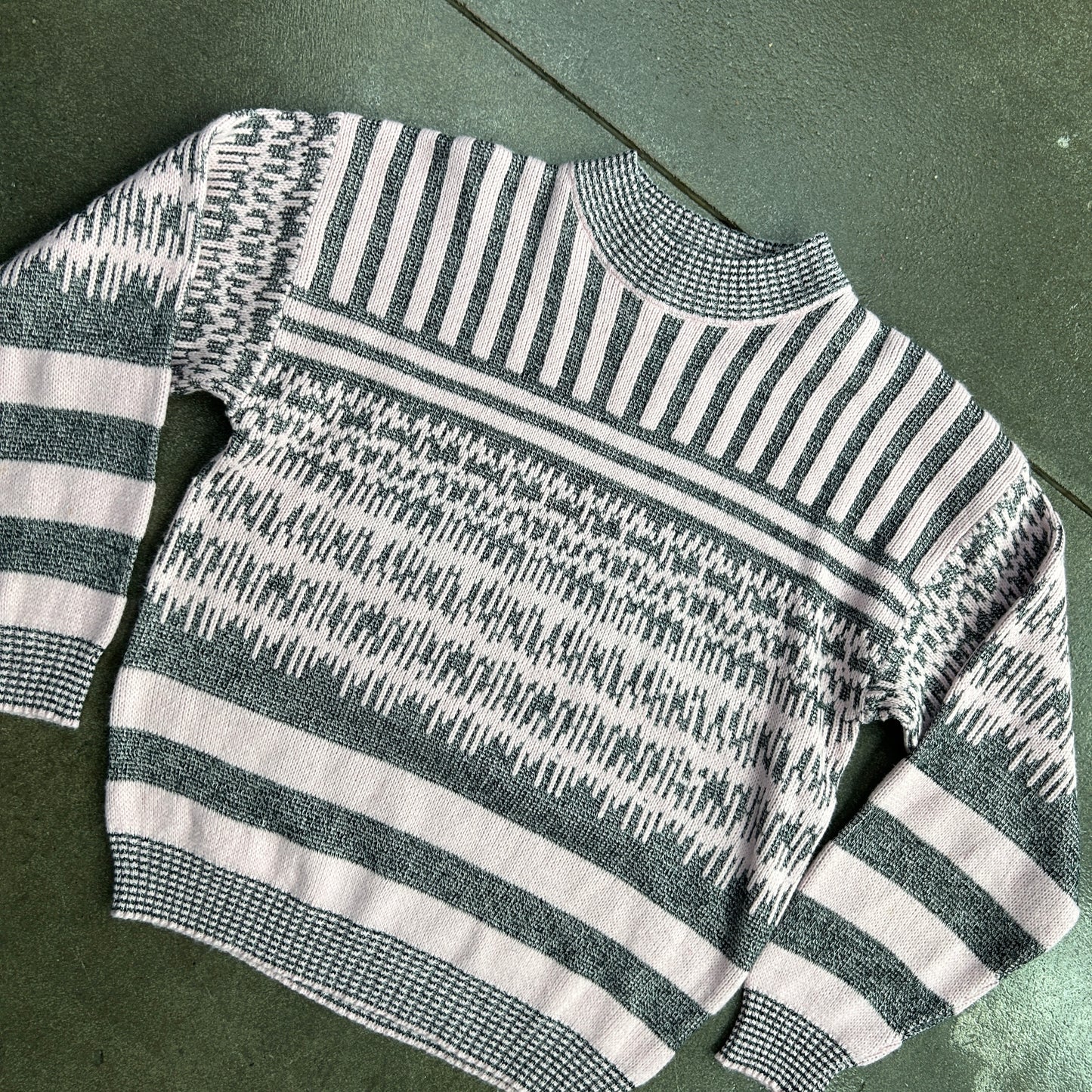 Vintage Koman Mockneck Knit Sweater