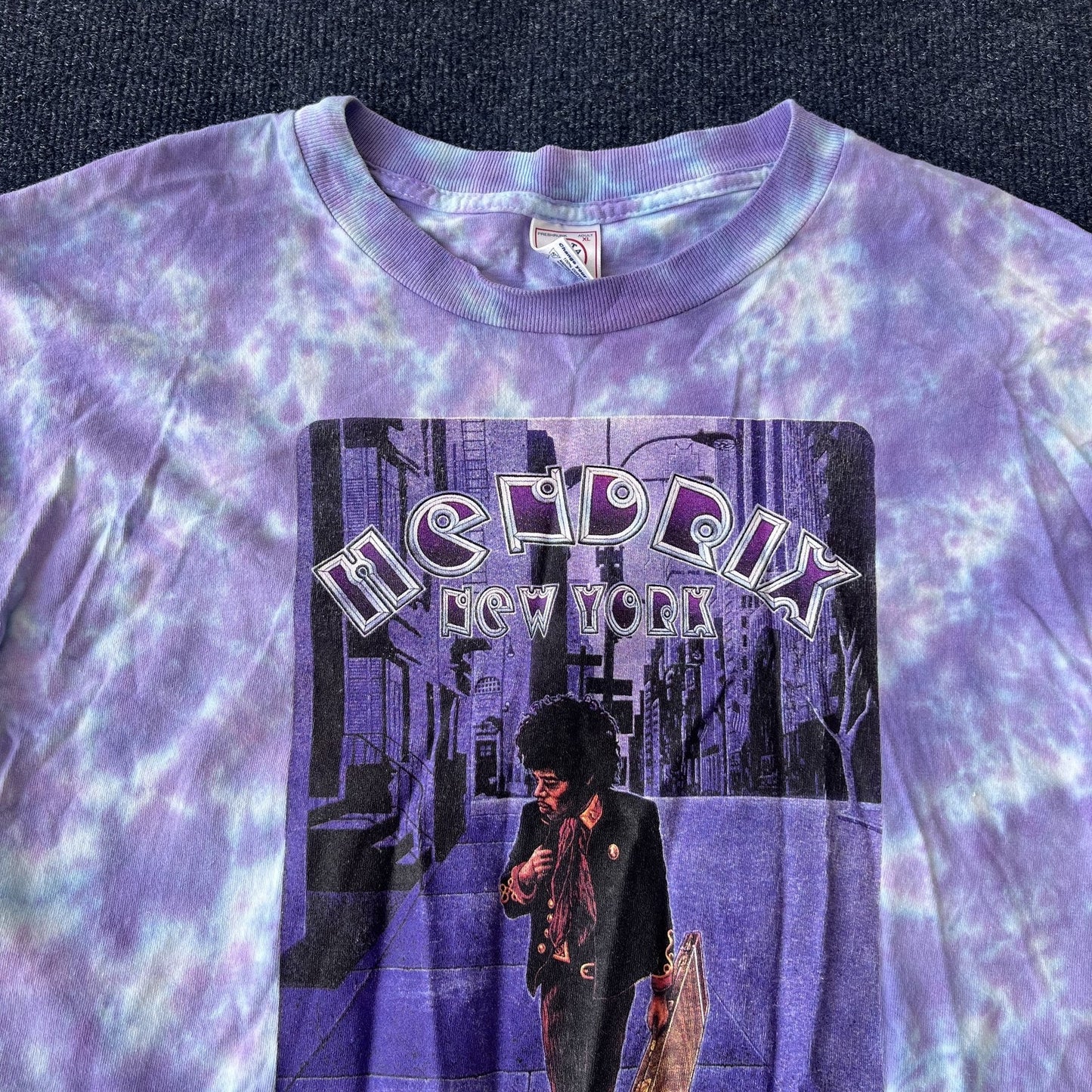 Vintage Jimi Hendrix Tie Dye Purple Haze Tee