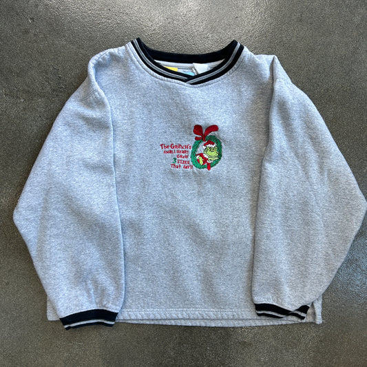 Vintage Dr Seuss Grinch Holiday Sweatshirt