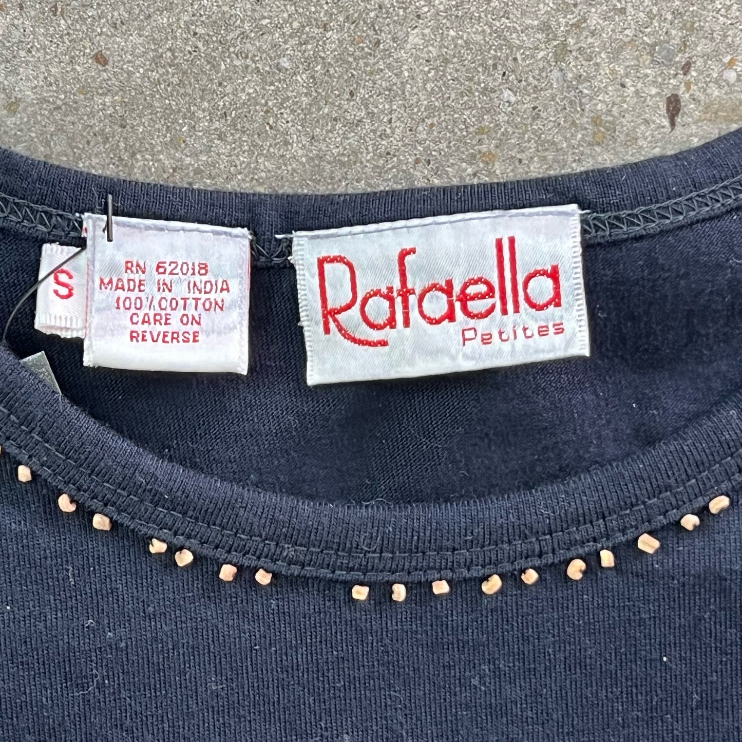 Vintage Rafaella Beaded Top
