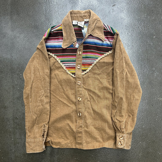 Vintage Alfie California Horse Blanket Button Up Shirt